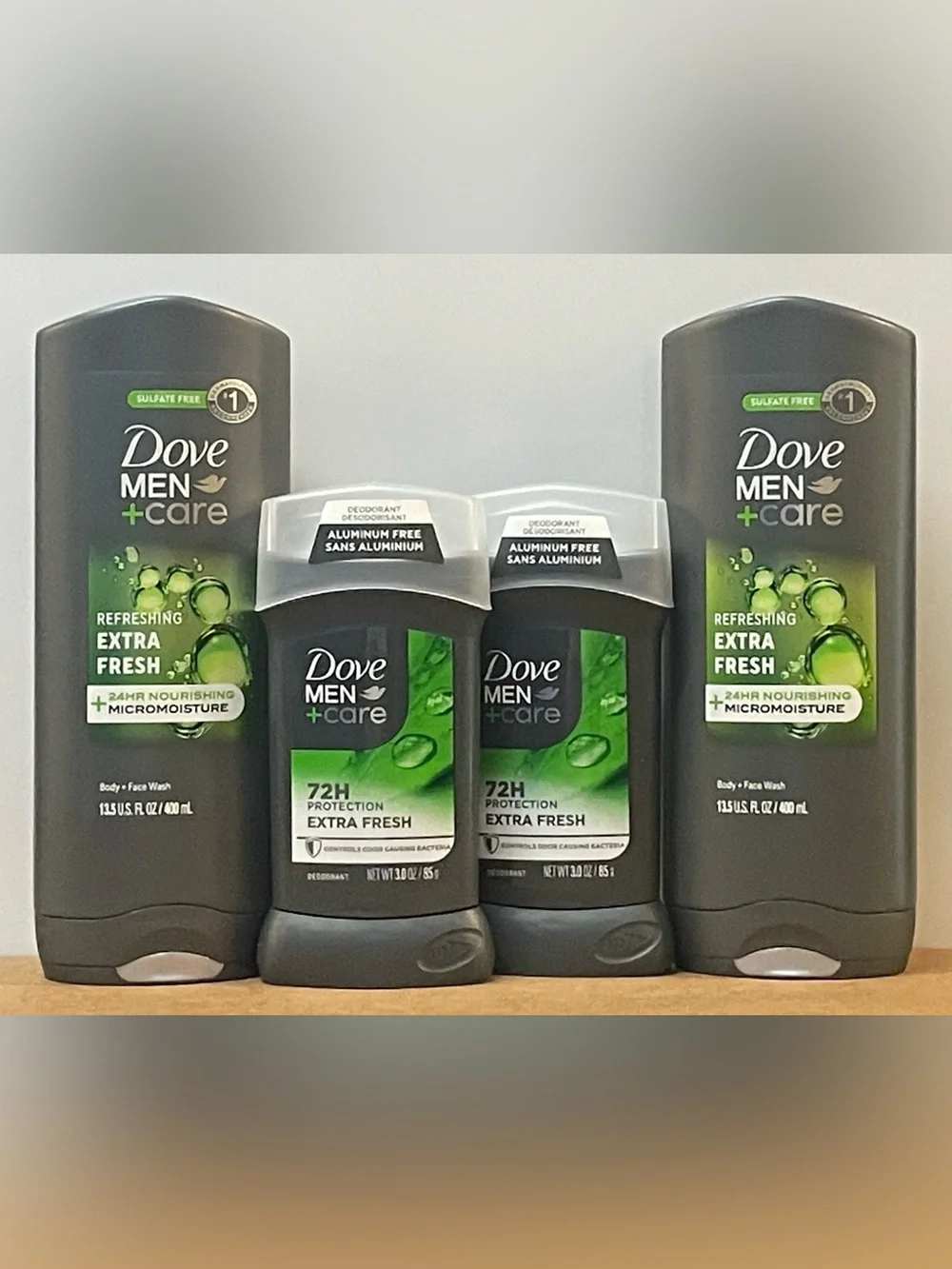 Dove Men+Care Extra Fresh Body Wash & Deodorant Set